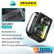 Awei KA11 Wireless Speaker RGB Outdoor Speaker 30W Power Heavy Bass Bluetooth Speaker Awei Speaker P