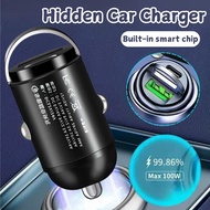 Fast Car Super 100W+Type-c22.5W Charger Conversion Plug Charging Cigarette Lighter