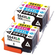 8PK High Yield Cartridge for 564XL 564 XL 5510 5520 5514 6510 Printer