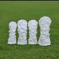 Flower Fairy Golf Club Cover Club Head Cover Wooden Club Cover Club Protective Cap Cover (GT2505) 5H