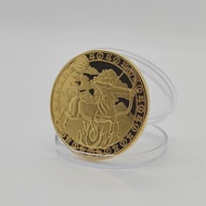 high-quality European 12 Zodiac Signs Commemorative Coin Tarot 4cm Iron Medallion Lucky Coin Wishing