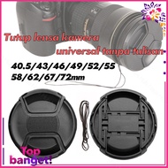 Lens Cap Camera Lens CoverUmum 40.5mm 43mm 46mm 49mm 52mm 55mm 58mm 62mm 67mm 72mm Universal Lens Ca