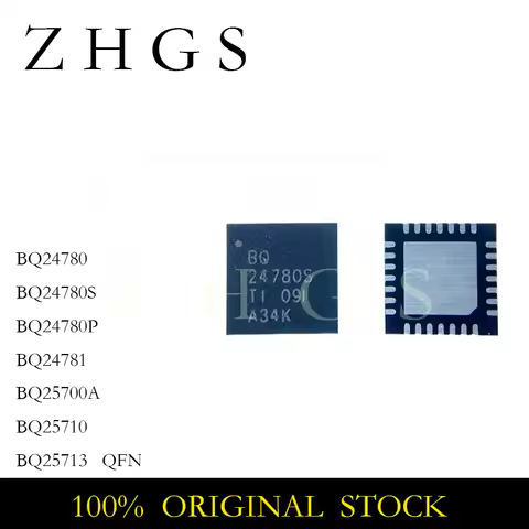 5PCS 100% NEW BQ24780 BQ24780RUYR 24780 BQ24780S BQ24780P BQ24781 BQ25700A BQ25710 BQ25713 BQ25713 R