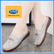 Scholl Women's Leather Boat Shoes - Casual & Comfortable Summer Loafers