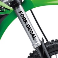 85cc 150cc USD Front Fork Transparent Wrap around Decals UV PRINTED 12mil Thick Laminate