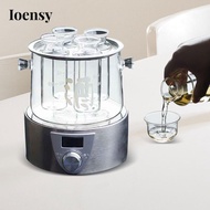 Ioensy Sake Pot Set Sake Cups Sake Tank Serving Japanese Household Transparent Cold