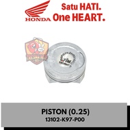 13102-K97-P00 PISTON (0.25) PCX 150 K97 & ADV 150 K0W ORIGINAL 13102K97P00