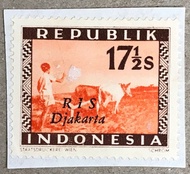 PW586-PERANGKO PRANGKO INDONESIA WINA REPUBLIK RIS DJAKARTA(H)