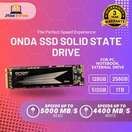 ONDA Nvme SSD PCIe Up to 5000Mb/s [ 128GB / 256GB / 512GB / 1TB ] Storage Solid Disk Drive NVME Gen 
