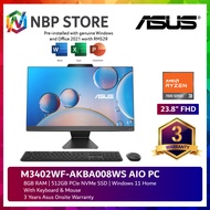 Asus M3402WF-AKBA008WS 23.8" FHD All-In-One Desktop PC Black ( Ryzen 3 7320U, 8GB, 512GB SSD, ATI, W