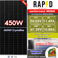 Goodmorning แผงโซล่าเซลล์ *มีให้เลือก 340w - 580w* MONO Half cell LONGI ERA TALESUN GENIUS มีการรับป