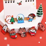 ins Christmas Brooches Pins Cute Pin Badges Brooch For Girl Gift Acrylic Accessories pendant