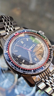 Enicar Sherpa World Time vintage watch 手錶