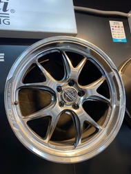 全新日本🇯🇵Rays Homura 2x5RA (Grace Silver/Rim DMC) 19x8.5J ET45 (5x112) $3500/1隻，包裝