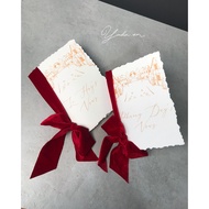 Vows book - Wedding promise card - Model 26