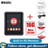 RUIZU เครื่องเล่น MP3ใน X85 MP4พร้อมลำโพงในตัวเครื่องเล่นเพลงไม่สูญเสียข้อมูล HIFI เล่นเพลงกีฬาเครื่
