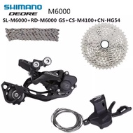 2021 New Shimano Deore M6000 M4120 10 Speed Groupset Rear Derailleur Shifter M4100 11-42t 11-46t Cas