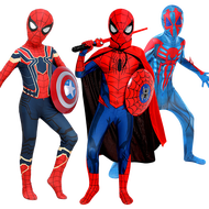 COS Iron Spiderman Kostum anak  Baju Kostum Anak Cosplay Superhero Spiderman Costume Import