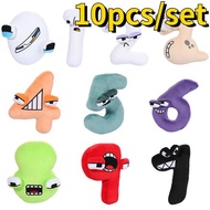 13pcs/set English Letters Alphabet Lore Plush Anime Doll Kawaii Stuffed Toys Kids Enlightenment Mont