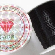 Flat Elastic String/ Color Elastic String/ Accessories Black Bracelet Material