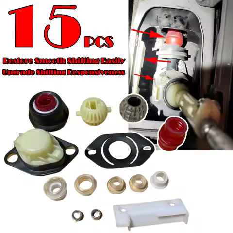 15Pc Front Manual Transmission Gear Linkage Shift Lever Repair Kit For VW Golf Mk1 Mk2 Mk3 SEAT Cord