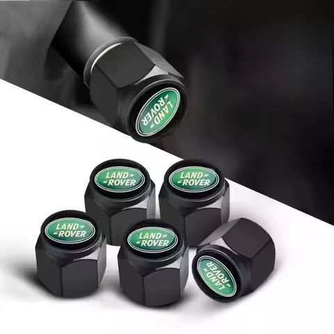 Metal Car Logo Wheel Tire Valve Air Stem Cap For Land Rover Freelander L2 LF Discovery 3 Sport Range
