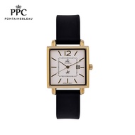 PPC-DJ05 นาฬิกาข้อมือนาฬิกาหรูกันน้ำสายสแตนเลสมีประกัน 1 ปี แบรนด์ PPC FONTAINEBLEAU