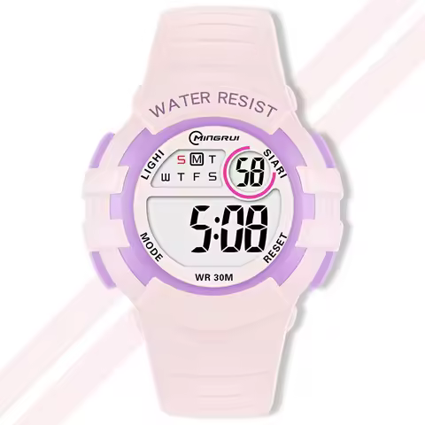 UTHAI Kids's Digital Watch Alarm Clock Waterproof Swimming Sports Primary And Secondary School Stude