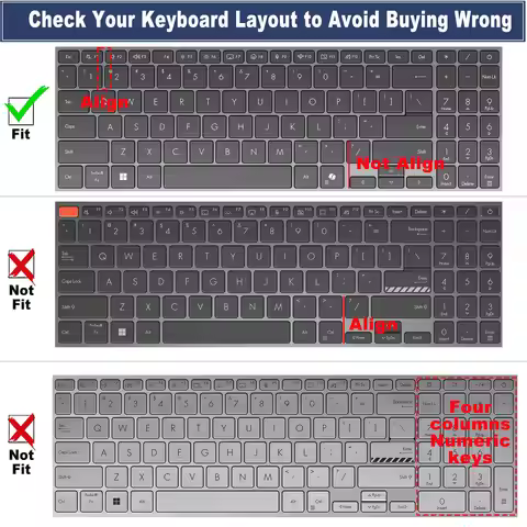 Silicone Laptop Keyboard Cover For ASUS Vivobook S 15 S5507 S5507QA M5506 M5506WA M5506UA 2024 S15 S