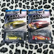 Hot Wheels Fast and Furious Honda Civic EG and Acura Integra