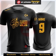 HARIMAU MALAYA Tshirt Malaysia Jersey bola Custom Nama &amp; Nombor