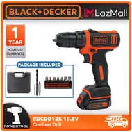 BLACK &amp; DECKER BDCDD12K 10.8V Li-Ion Cordless Drill ( BDCDD12 )