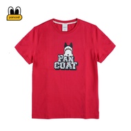 [PANCOAT] New Cartoon Printed Round Neck T-Shirt Short-Sleeved Top Men's Summer PCATE182162U