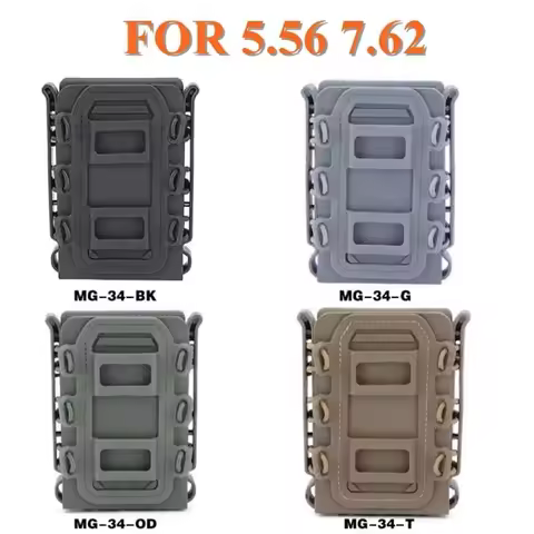 1pc Tactical Molle Magazine Pouch AR15 M4 AK47 7.62 5.56 Scorpion Fast Mag Holster Case Holder Gun H