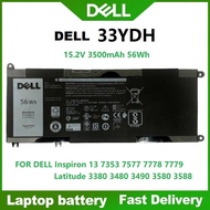 DELL 33YDH BATTERY FOR DELL LATITUDE 3380 3480 3490 3580 INSPIRON 7353 7368 7779 VOSTRO 7580