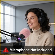 Psy Professional Oval Microphones Windscreen Cover For AM8 Mic Clear Voice Recording Live Streaming 