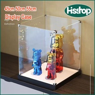 display case,figure acrylic box,45cm 50cm 55cm big size display box,transparent customized acrylic b