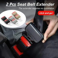 2pcs Car Seat Belt Buckle Clip Extender Extension Accessories Buzzle Alarm Tali Pinggang Kereta Read