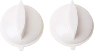 Kodbww 2 x Microwave Plastic Rotary Knob Timer Media Plastic