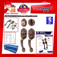 100% ORIGINAL JTC Entrance Handle Lock JTC 1188AC ANTIQUE COPPER Lock Set Tombol Pintu Depan TC1188A