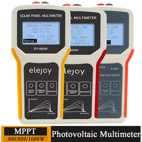 EY1800W/EY1600W/EY800W/EL400B Solar Panel Tester Photovoltaic Panel Multimeter Auto/Manual MPPT Dete