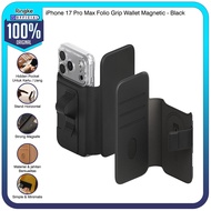 Ringke for iPhone 17 Pro Max Folio Grip Wallet Magnetic Black Hitam Case Leather Kulit Casing Melind