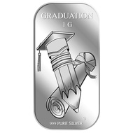 999 Pure Silver | 1g Graduation Silver Medallion