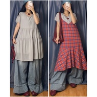 [2hand/thrift/vintage] 2-hand dress Set with 2 details, with separate separates