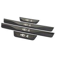 4pcs/Set Stainless Steel Car Door Sill Scuff Trim for MG 4 MG4 Hatchback EV, Car Front and Rear Door