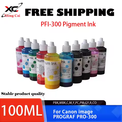 100ml PFI-300 PFI300 Pigment Ink Inkjet,for Canon image PROGRAF PRO-300 A3 ink-jet photo printer Ink