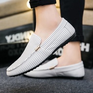 Summer Autumn Men's Shoes Korean Casual Shoes Breathable Peas Shoes Men's Cloth Shoes Spirit Guy Sho