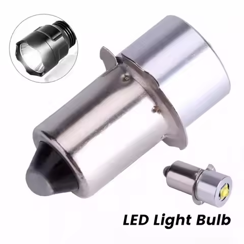 P13.5S E10 BA9S Base 5W LED Upgrade Bulbs White Maglite Flashlight 6500K 3W DC Replacement Bulbs Tor