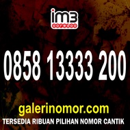 Nomor Cantik IM3 Indosat Prabayar Support 5G Nomer Kartu Perdana 0858 13333 200
