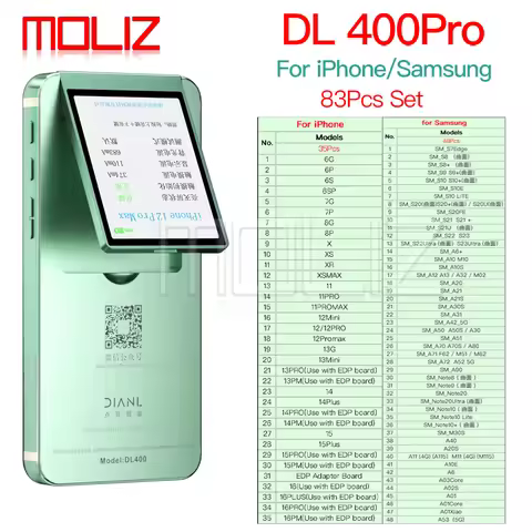 DL400 Pro LCD Screen Tester for iPhone 6 7 8 X 11 12 13 14 15 16 Pro Max iWatch S2/3 S6 Huawei Samsu